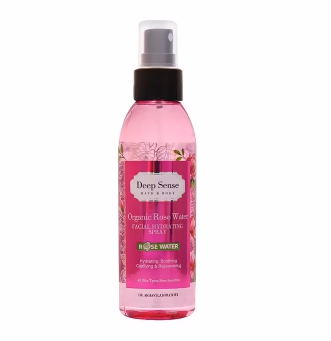اسپری مرطوب کننده صورت رز دیپ سنس حاوی گلاب 150ml