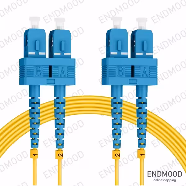 پچ کورد فیبر نوری 3 متری نگزنس SC-SC داپلکس سینگل مود Nexans