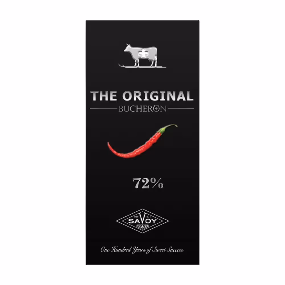 شکلات تلخ بوچرون 72 درصد با طعم فلفلی 90 گرم