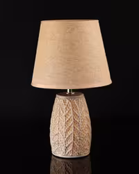 آباژور رومیزی قهوه ای آسا