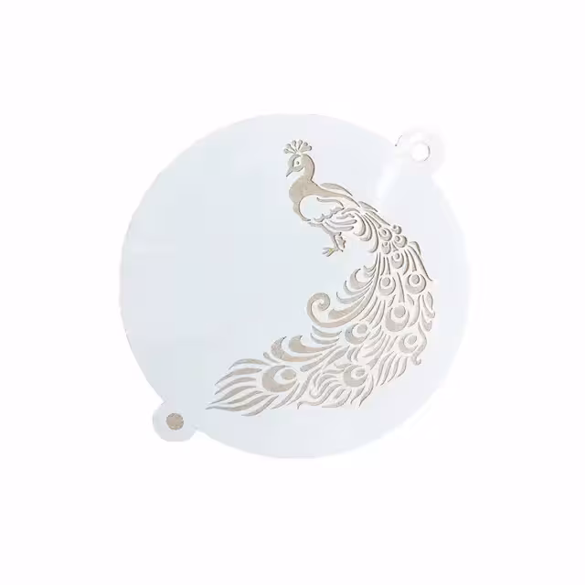 شابلون و استنسیل کیک گرد کد2