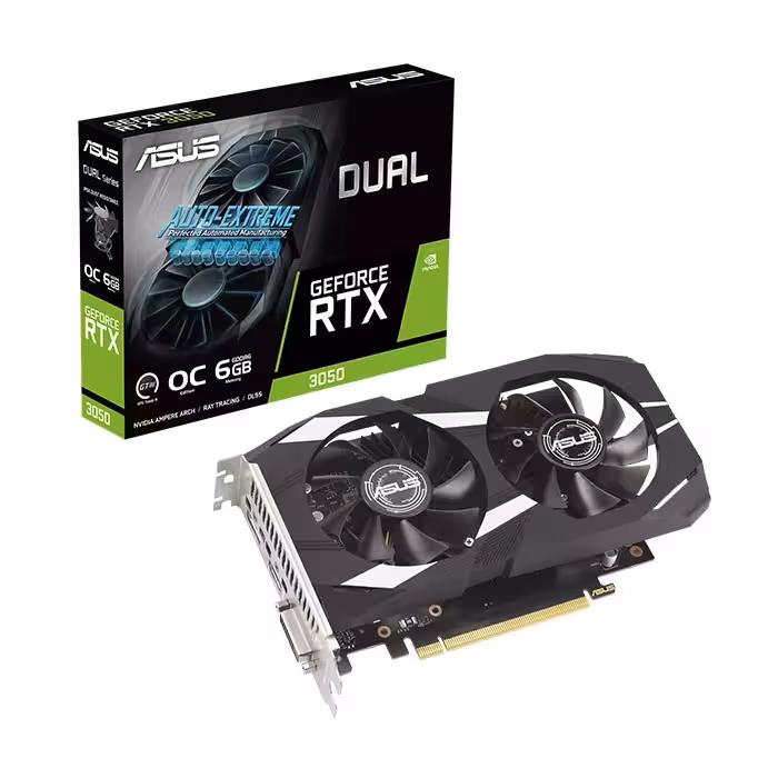 کارت گرافیک ایسوس Dual GeForce RTX 3050 OC Edition 6GB - فروشگاه اینترنتی طیف سنتر