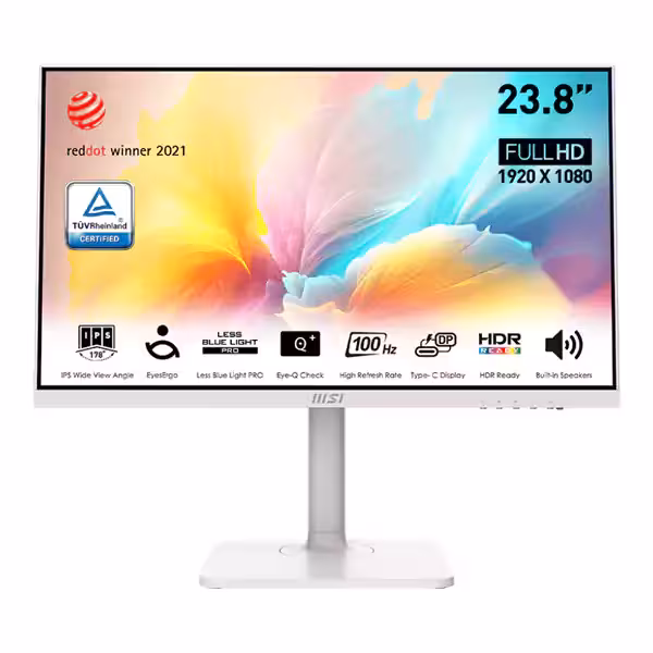 خرید و قیمت مانیتور ام اس آی سایز 23.8 اینچ مدل MSI MD2412PW