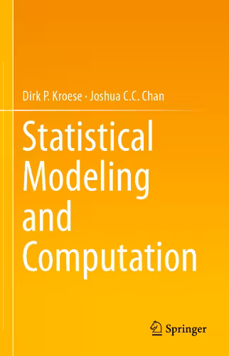 خرید و دانلود نسخه کامل کتاب Statistical Modeling and Computation