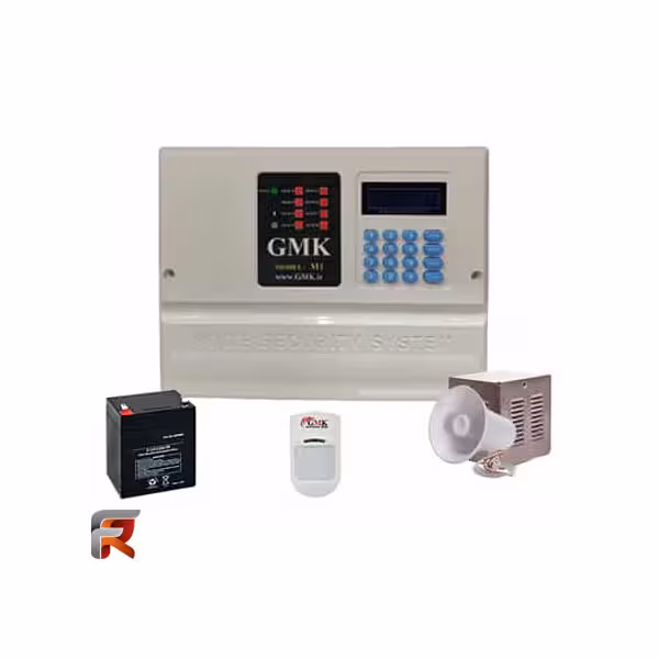 پکیج دزدگیر اماکن سیم کارتی و خط شهری جی ام کا GMK910-M2 با بیمه ایران 12 ماهه GMK1