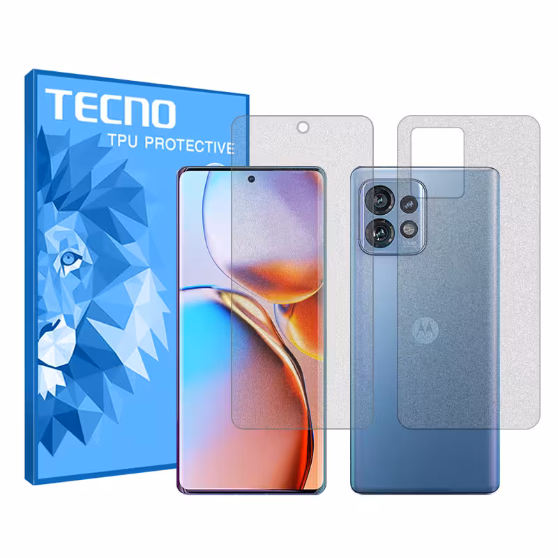 گلس صفحه نمایش و پشت گوشی موتورولا Edge 40 Pro مدل مات برند تکنو کد SS