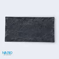 دیس چروک ملامین مشکی کوچک D3020