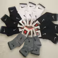 پک 8عددی جوراب نخی نیم ساق کیفیت عالی مدل اسپرت