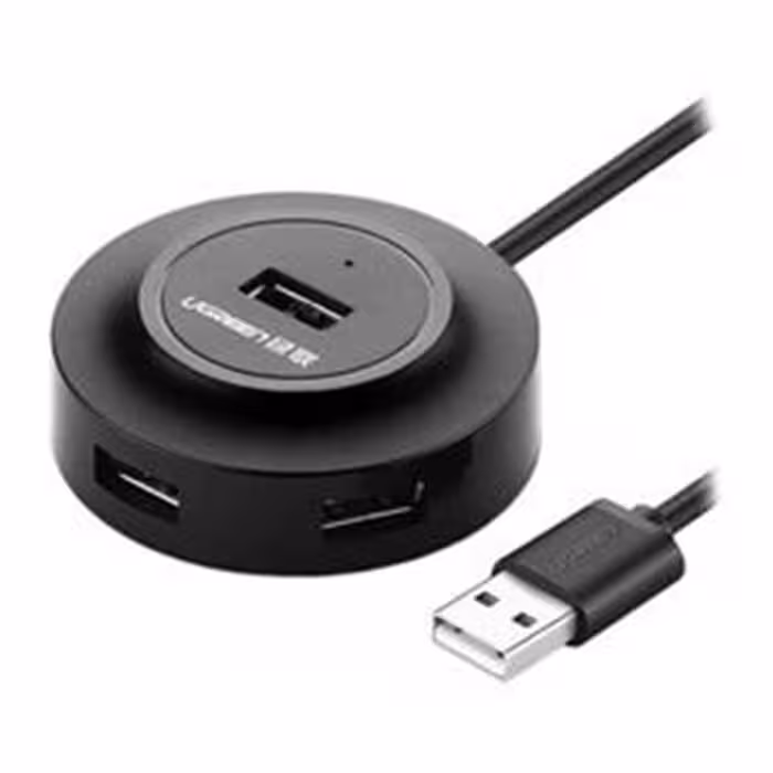 هاب 4 پورت USB 2.0 همراه آداپتور یوگرین مدل CR106