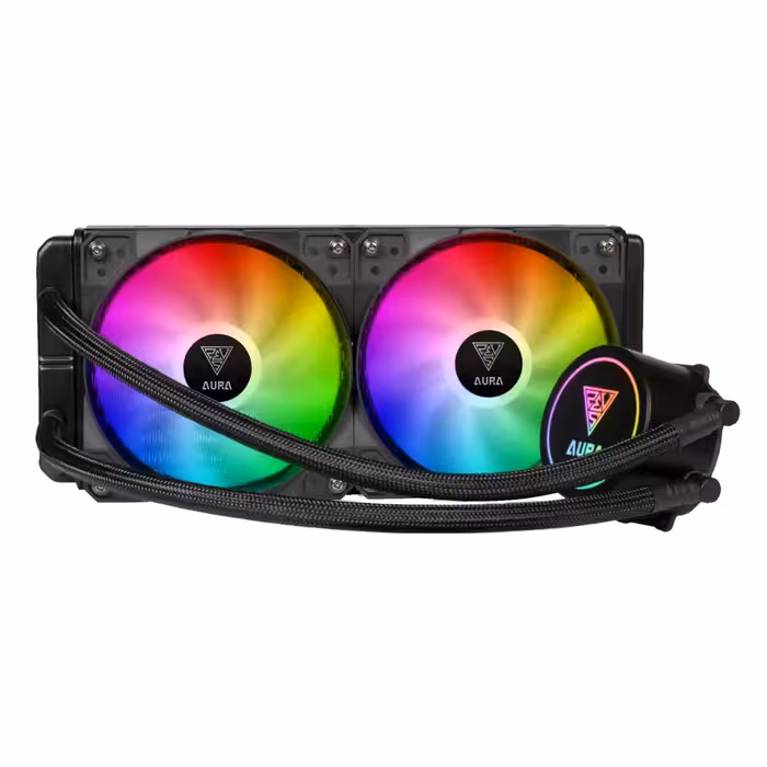 خنک کننده مایع پردازنده گیم دیاس GAMDIAS AURA GL240 LIQUID COOLER