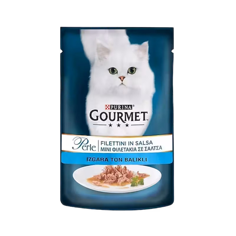 پوچ گربه بالغ طعم ماهی تن برند Gourmet گورمت 85 گرمی