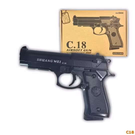 کلت اسباب بازی فلزی c18