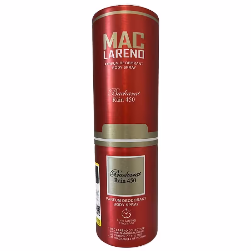 اسپری خوشبو کننده بدن زنانه مک لارنو مدل باکارات رژ حجم 200 میلی لیتر