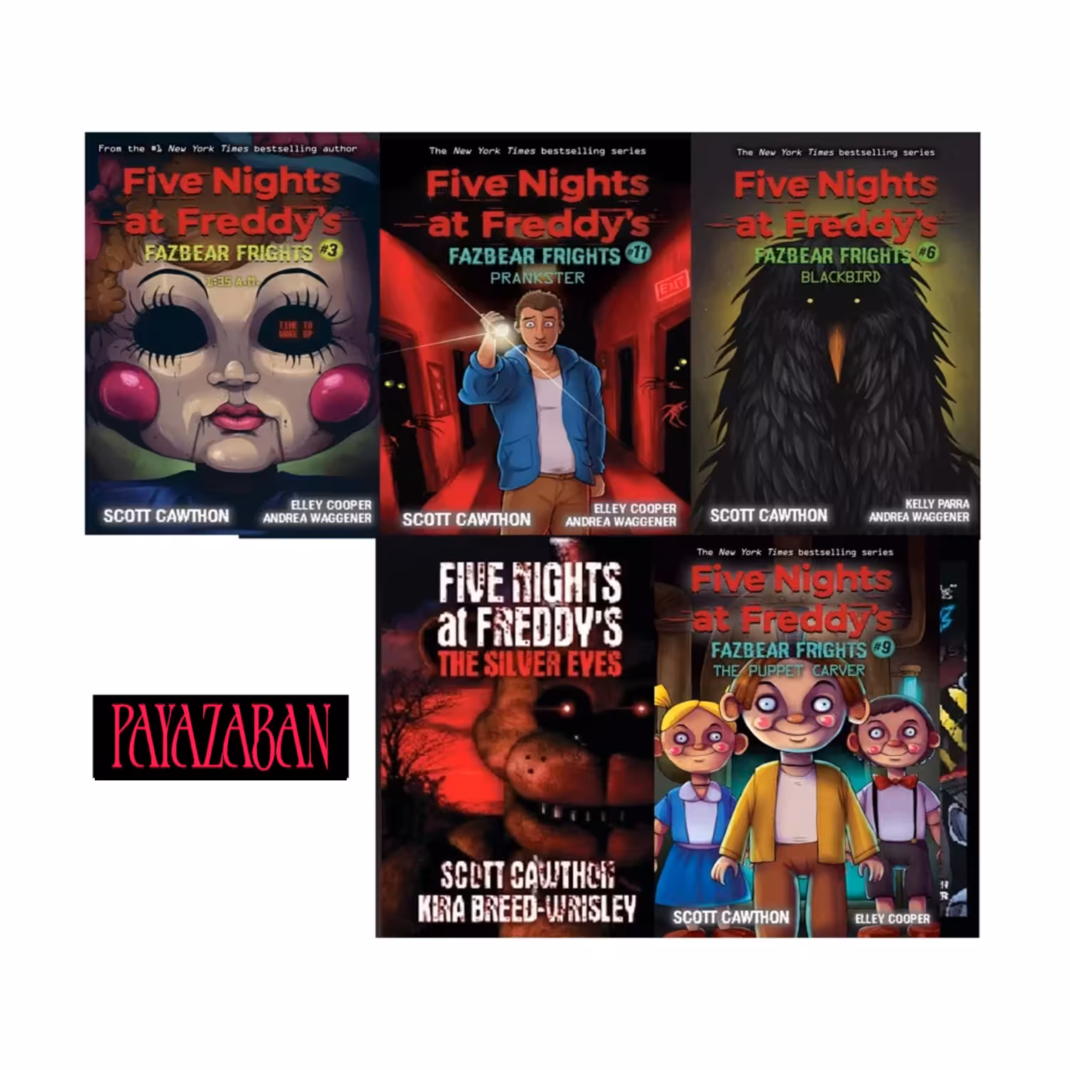 فایو نایت ات فردیز | پکیج 5 جلدی رمان Five Nights at Freddy’s