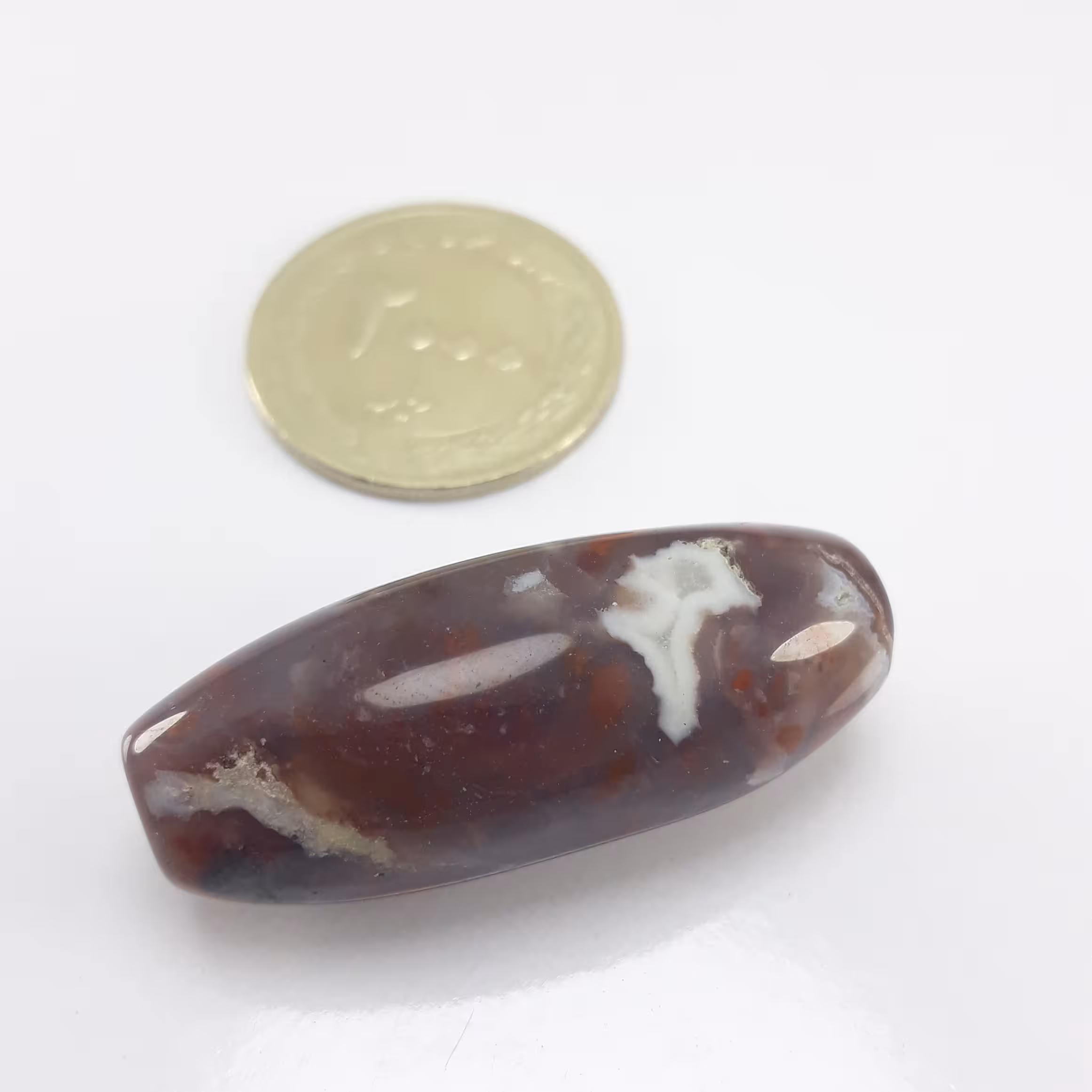 مهره لول شجر  خزه ای  خاص وزیبا معدنی 