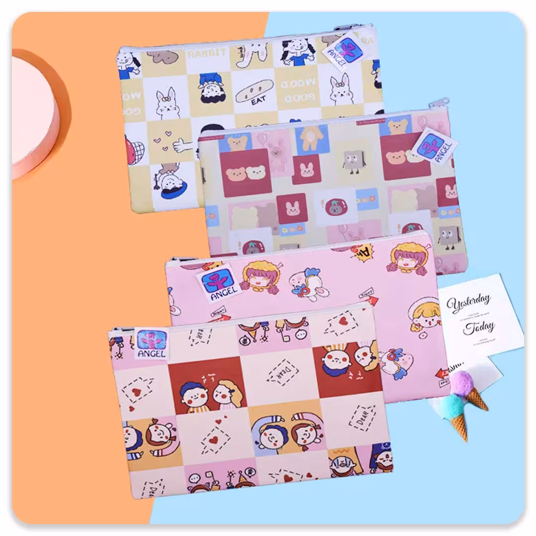 کاور A4 طرح دخترک مهربان