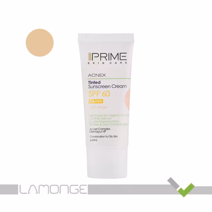 کرم ضد آفتاب SPF60 پرایم پوست چرب