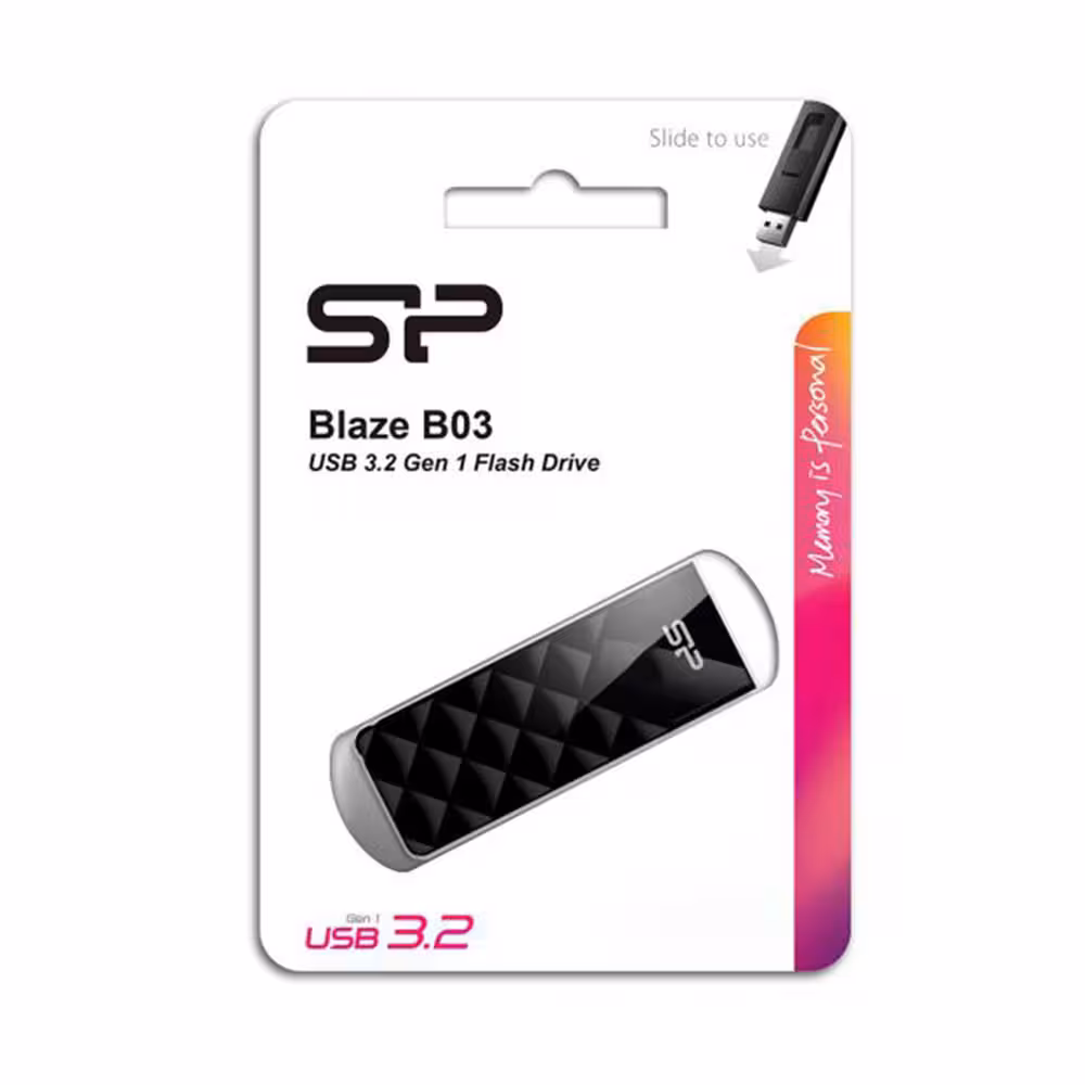 فلش سیلیکون پاور 64 گیگ مدل SP Blaze B03