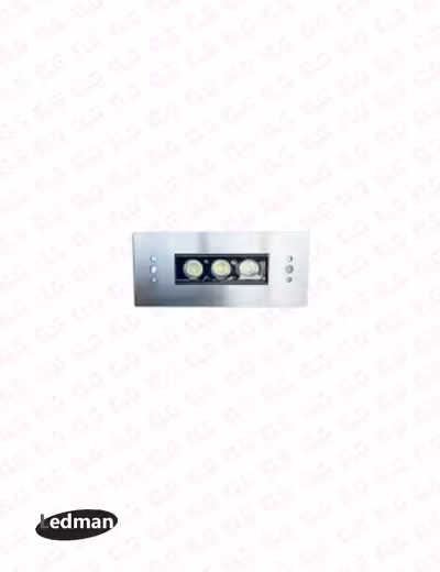 چراغ استخری توکار مستطیلی 3 وات 12 ولت لدمان