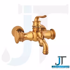 شیر حمام اهرمی طلایی آریانا (مدل سزار)