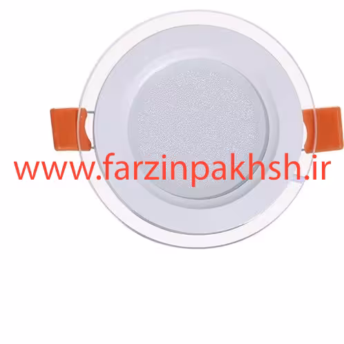 چراغ پنلی SMD  دور شیشه ای توکار گرد 7 وات اپتونیکا مدل 5207R_GLASS