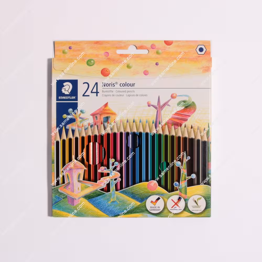 مدادرنگی 24 رنگ استدلر NORIS COLOUR مدل 144NC24