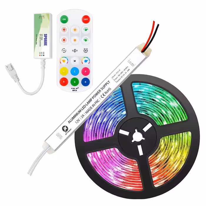 ریسه ال ای دی مدل هوشمند برنامه پذیر کد WS2811 طول 5 متر