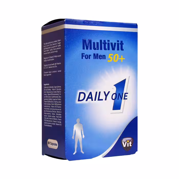 کپسول مولتی ویت آقایان بالای 50 سال استار ویت (60 عددی)