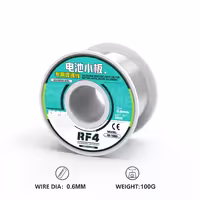 سیم لحیم  0.6MM میلیمتر 100 گرم  RF4