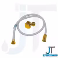 شیلنگ توالت فنری ریزبافت برنجی سفید طلایی کهن