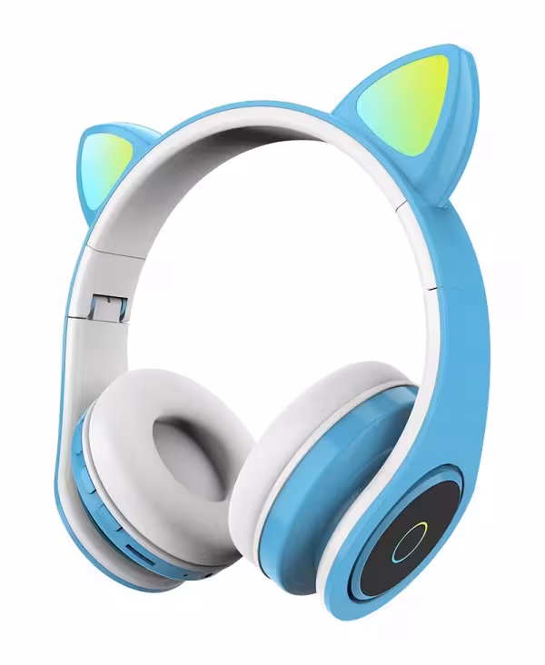 هدفون بلوتوث گربه ای مدل M-02 هدفون طرح گوش گربه هدفون بلوتوث Headphone M-02 Cat Ear Bluetooth Wireless Headset