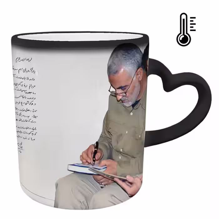 خرید ماگ-لیوان حرارتی  دسته ساده  سردار سلیمانی کد 26