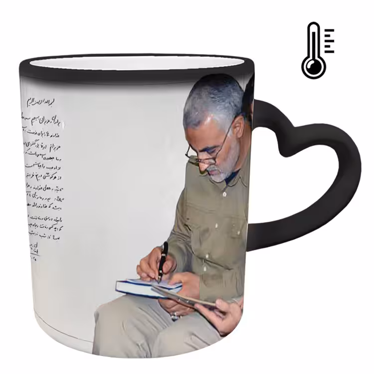 خرید ماگ-لیوان حرارتی  دسته ساده  سردار سلیمانی کد 26