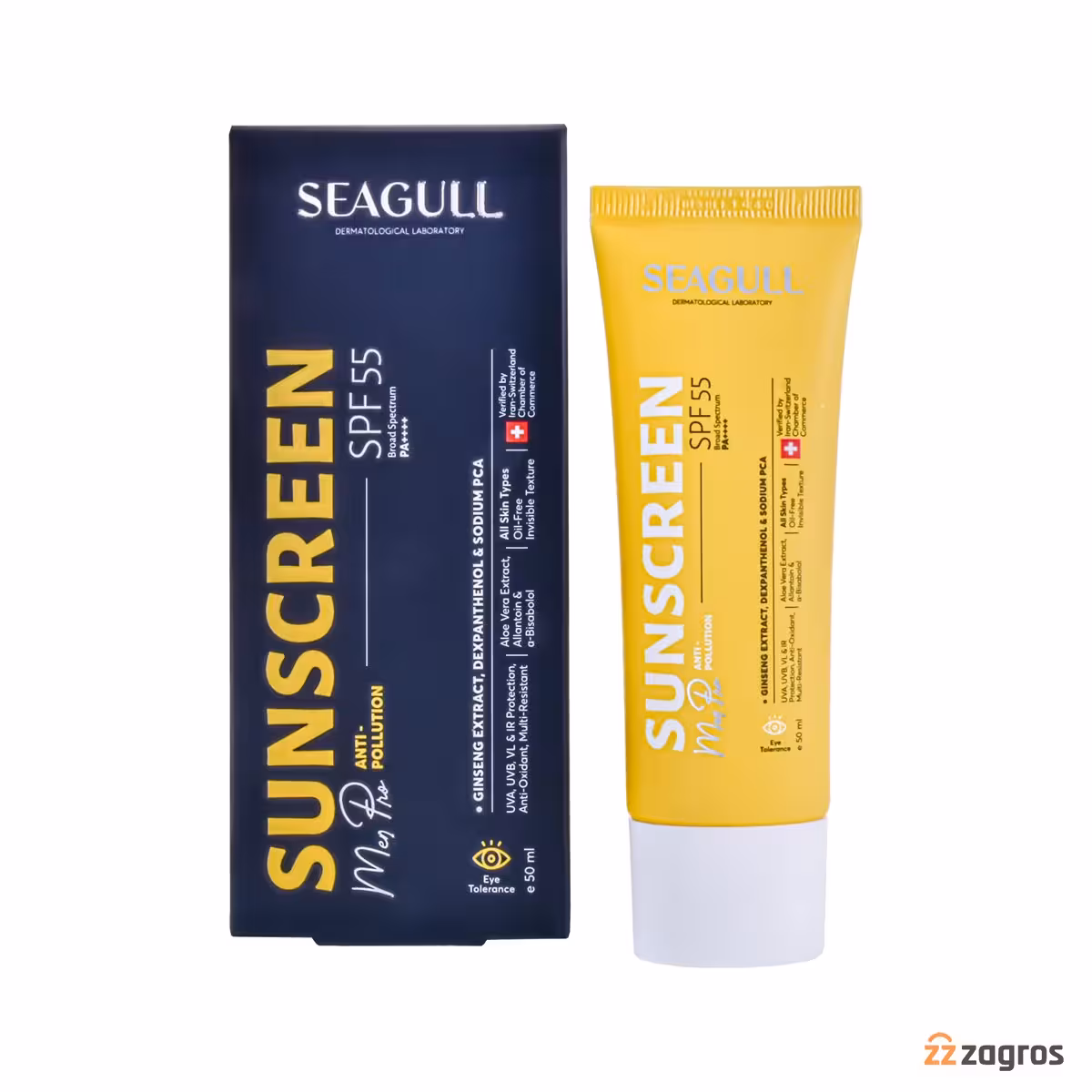 کرم ضد آفتاب spf55 اقایان سی گل