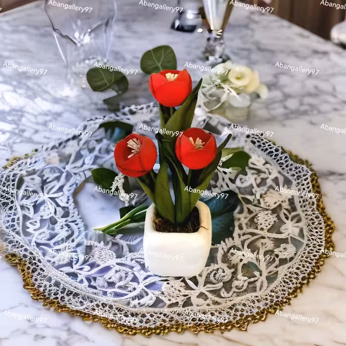 گل و گلدان مصنوعی