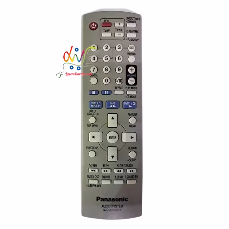 کنترل دی وی دی پاناسونیک 0018