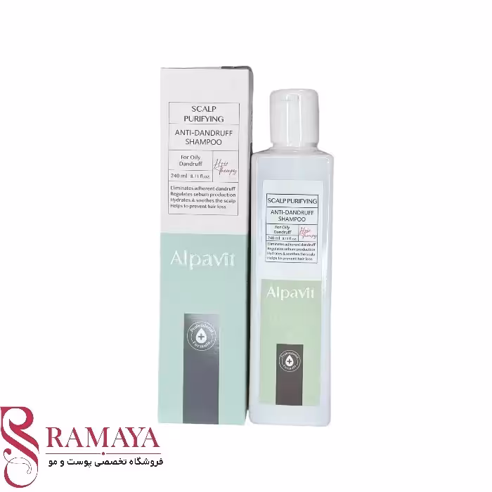 شامپو تقویت‌کننده مناسب موهای دارای شوره چرب آلپاویت