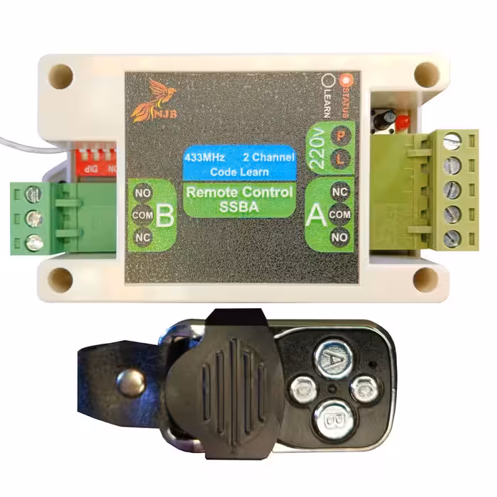 گیرنده و ریموت دربازکن مدل SSBA | چاوه