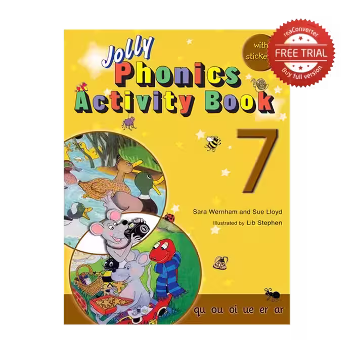 جولی فونیکس اکتیویتی بوک 7 | کتاب انگلیسی Jolly Phonics Activity Book 7