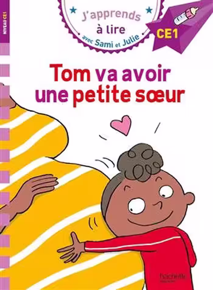 دانلود کتاب Sami et Julie CE1 Tom va avoir une petite