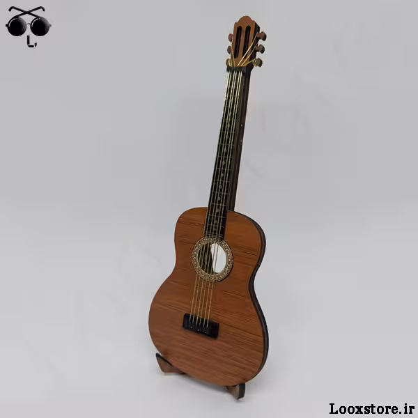 ماکت دکوری ساز طرح گیتار پایه و جعبه