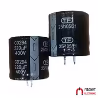 220UF 400V YTF خازن الکترولیت 108007064