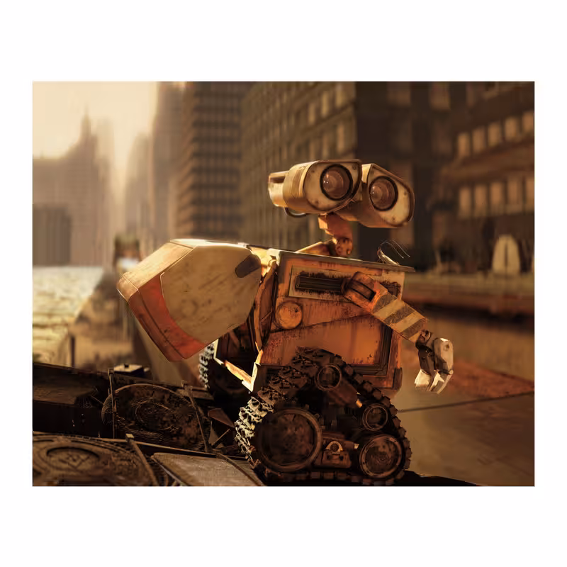 تابلو شاسی طرح انیمیشن Wall-e کد 1012 | دنیای قاب