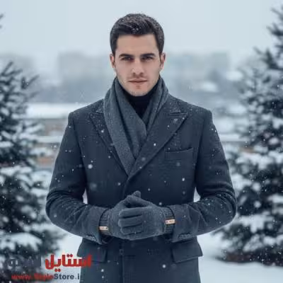 دستکش بافتنی مردانه مدل Touch کد KH-2019