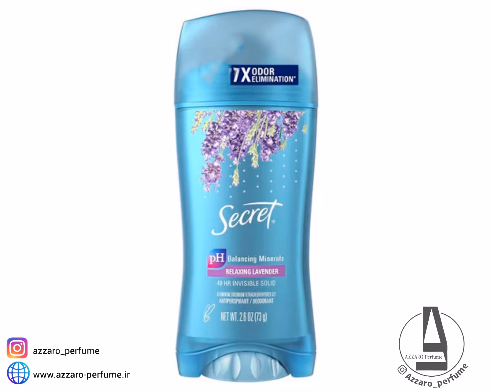 مام صابونی ضد تعریق سکرت لاوندر مدل Relaxing Lavender 48H وزن 73 گرم
