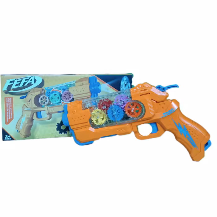 اسباب بازی تفنگ چرخ دنده ای