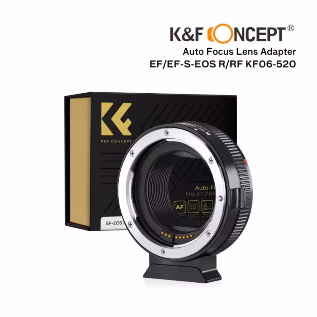 آداپتور لنز فوکوس خودکار K&F Auto focus Lens Adapter EF/EF-S-EOS R/RF KF06-520