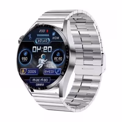 ساعت هوشمند42میلی متری گرین لاین مدل MOH SLEEK G-MASTER FIDELITYبندسیلیکون