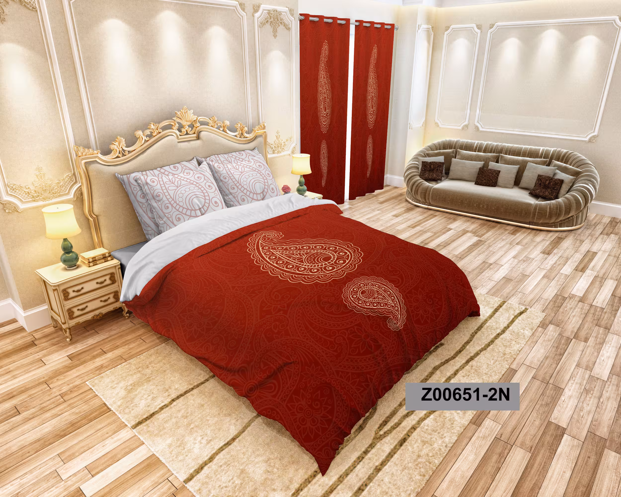 لحاف روتختی تنسل سه بعدی (3D) کالای خواب متین کد 651