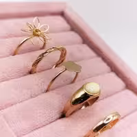 پک انگشتر فانتزی 5 عددی برند استیل